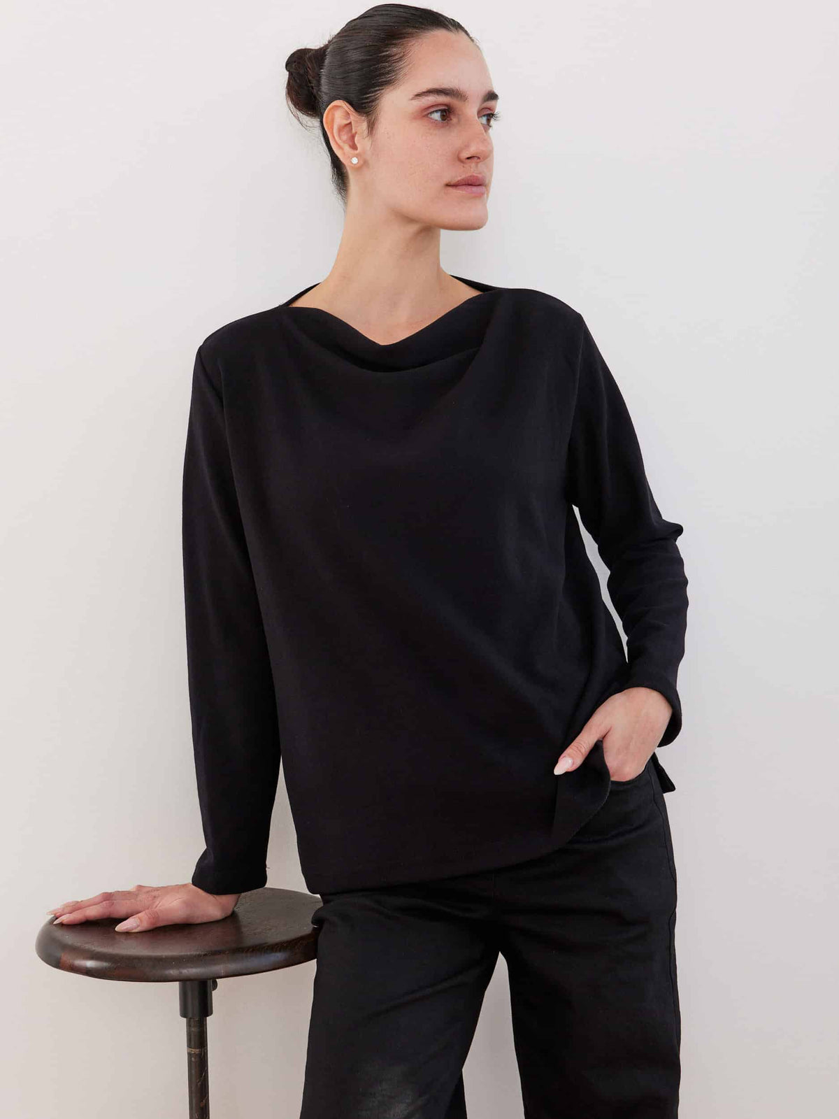 סריג דרפה שחור image 5