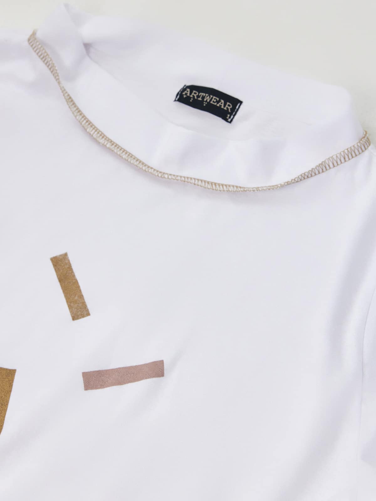 קונפטי-חולצת כותנה לבנה image 3