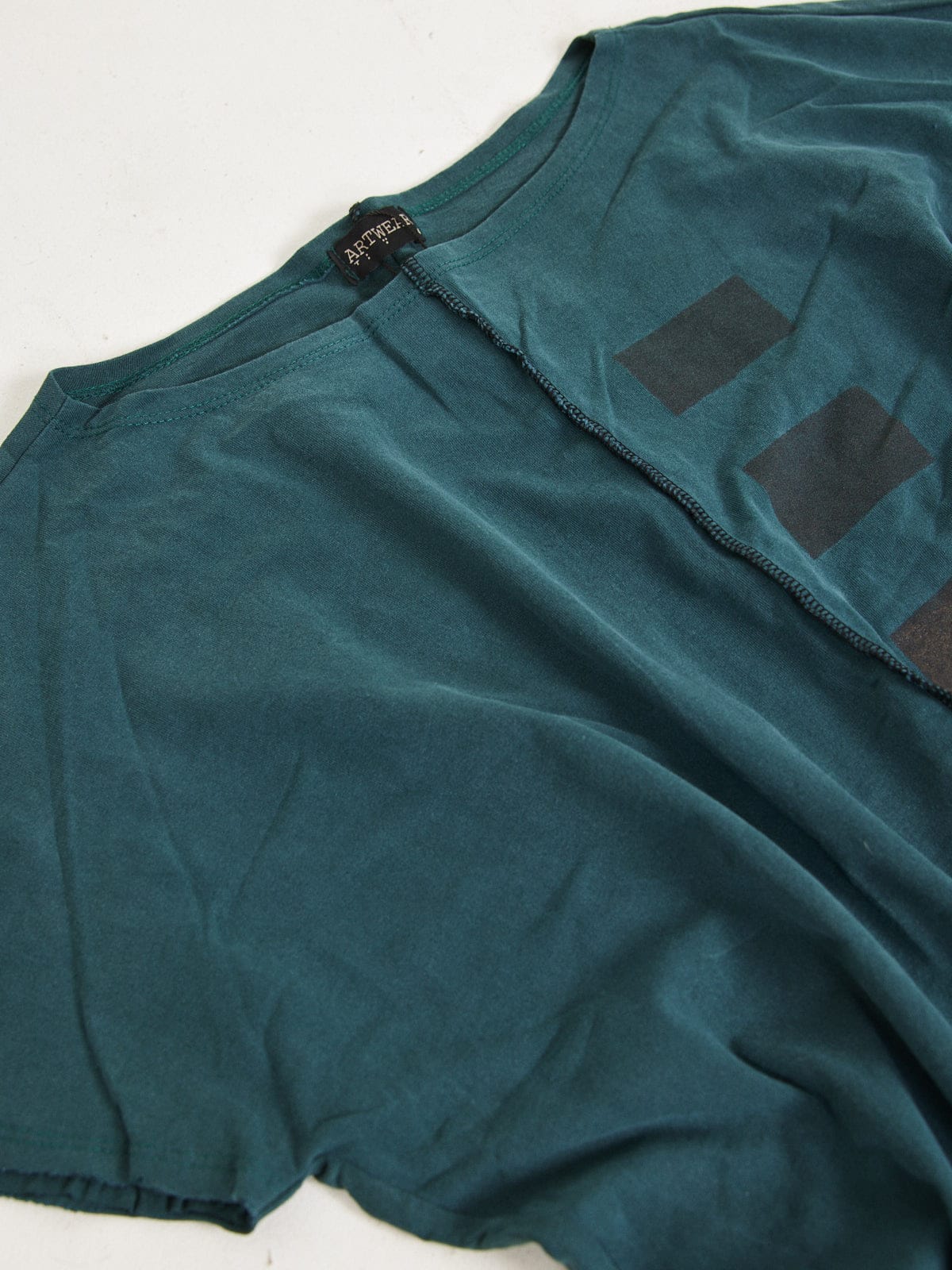 טי סירה כותנה ירוק image 3