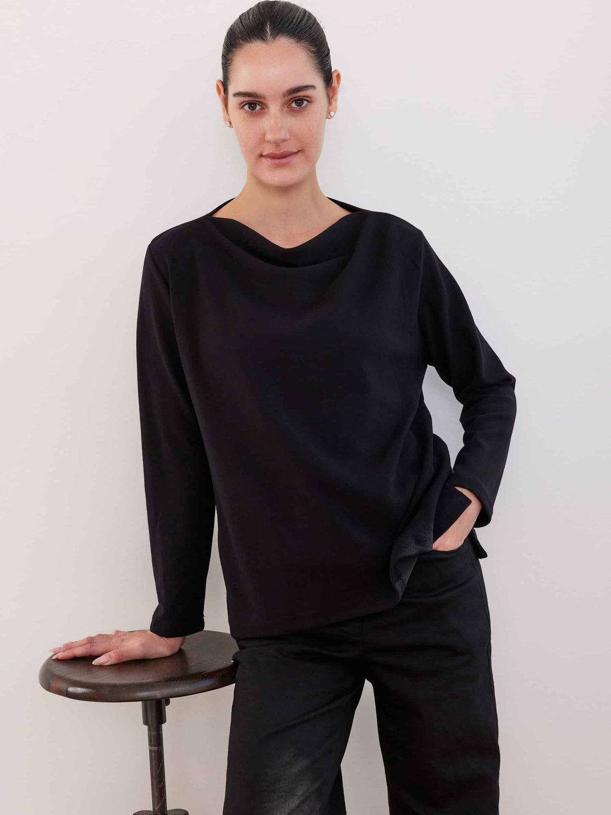 סריג דרפה שחור image 4