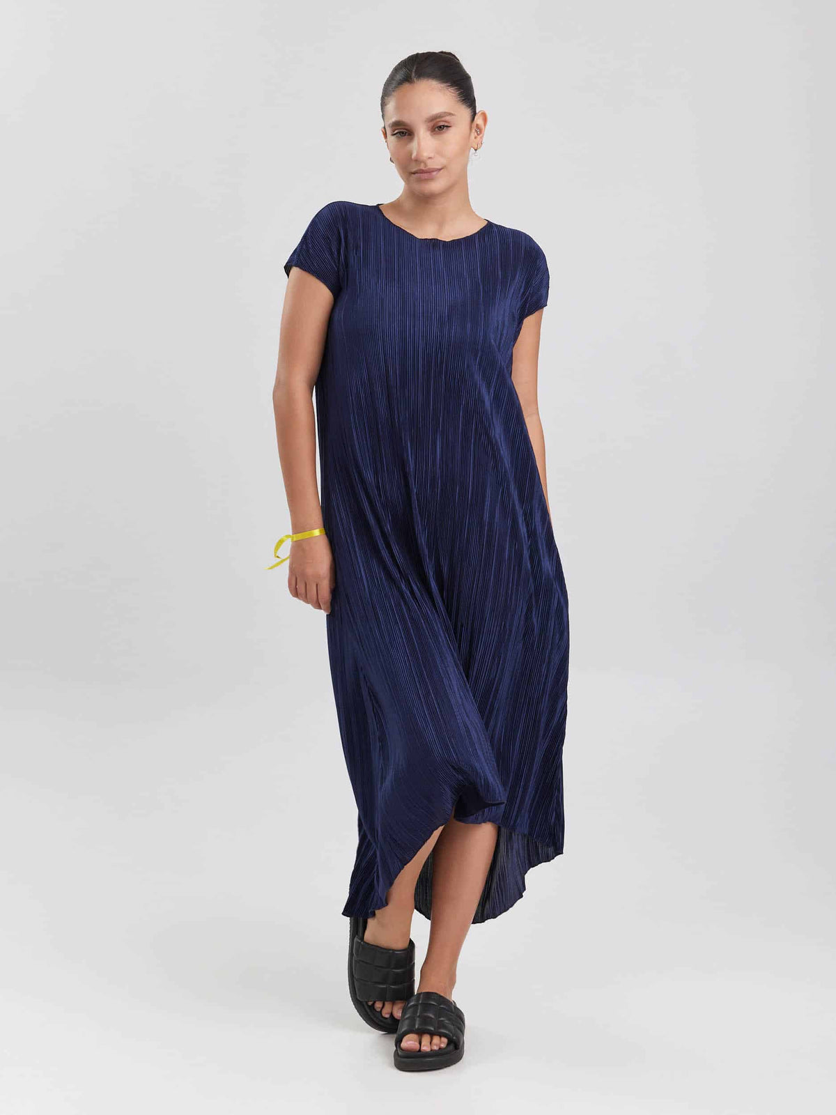 שמלת פליסה נייבי image 1