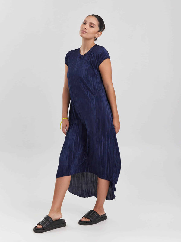 שמלת פליסה נייבי image 0