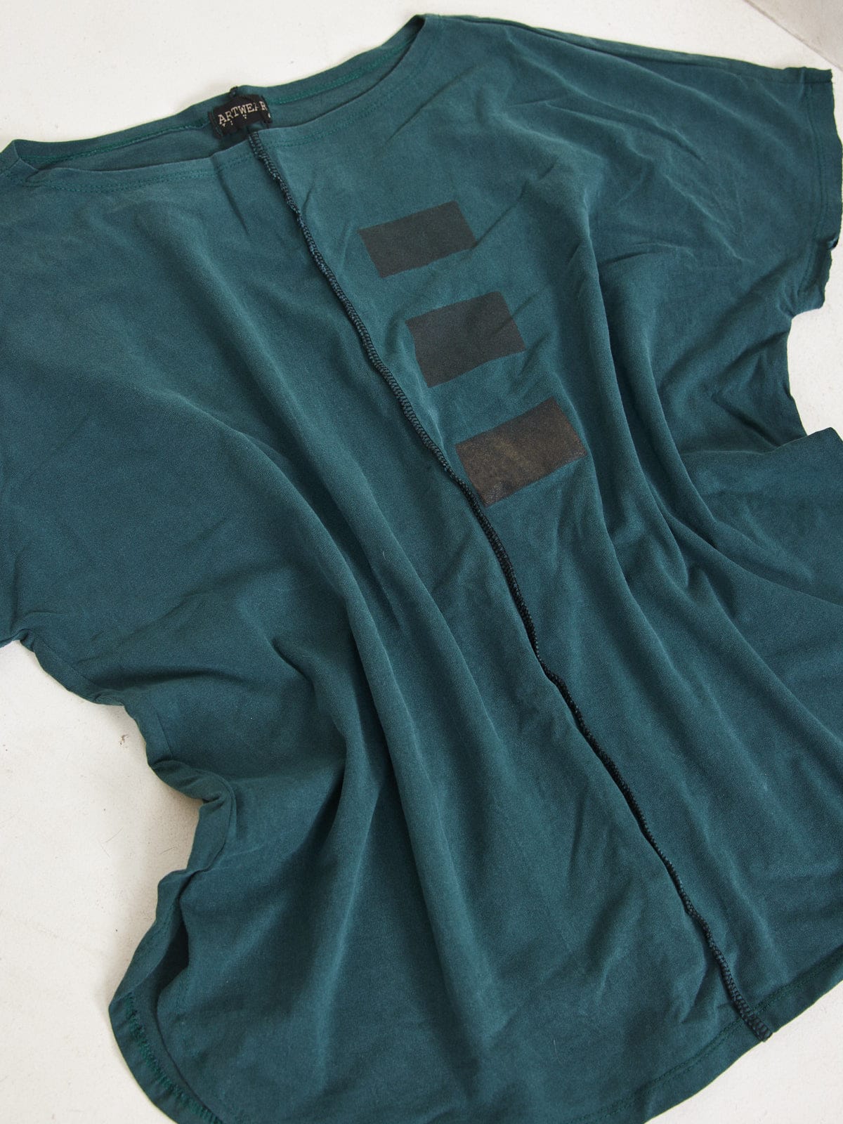 טי סירה כותנה ירוק image 2