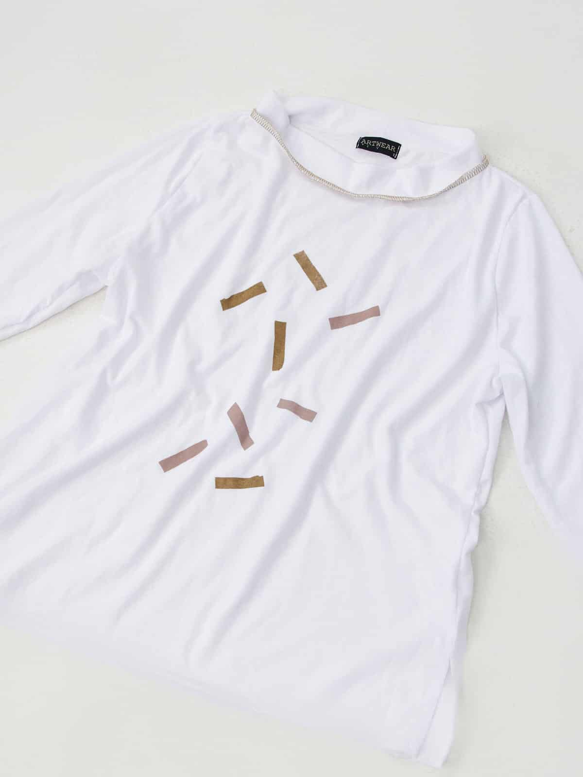 קונפטי-חולצת כותנה לבנה image 0