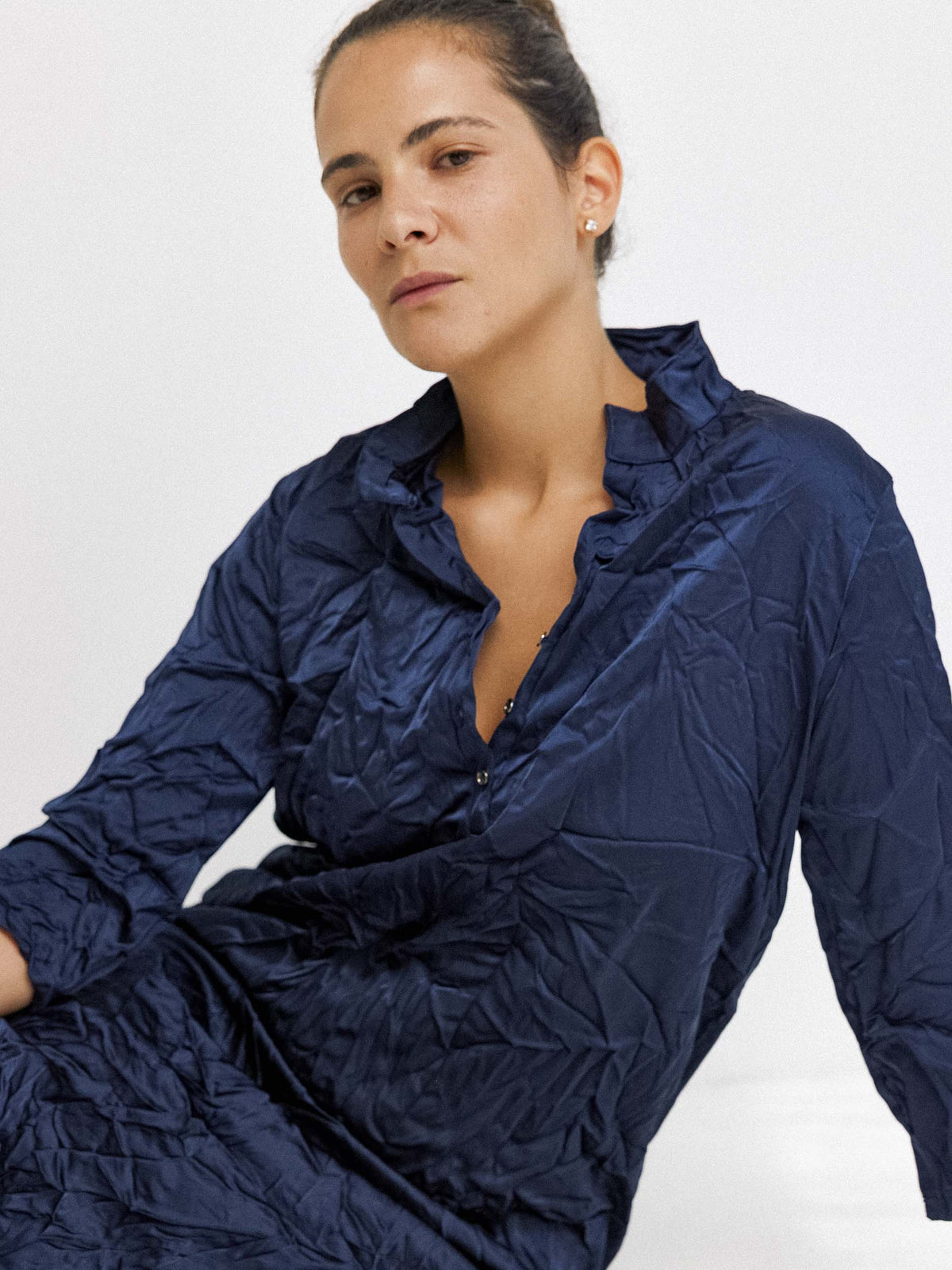 שמלת דיפ בלו image 4