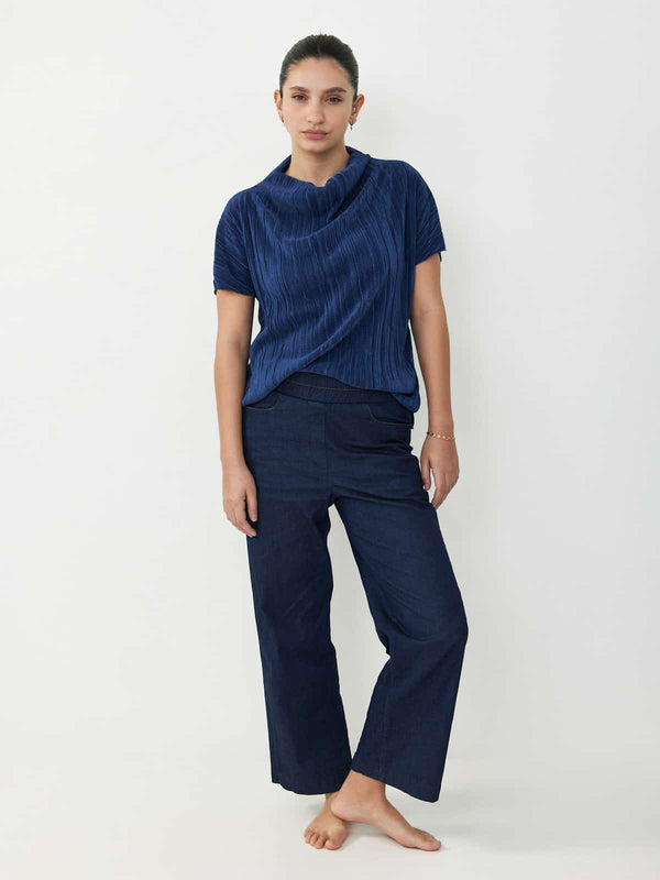 טי פליסה כחולה image 0