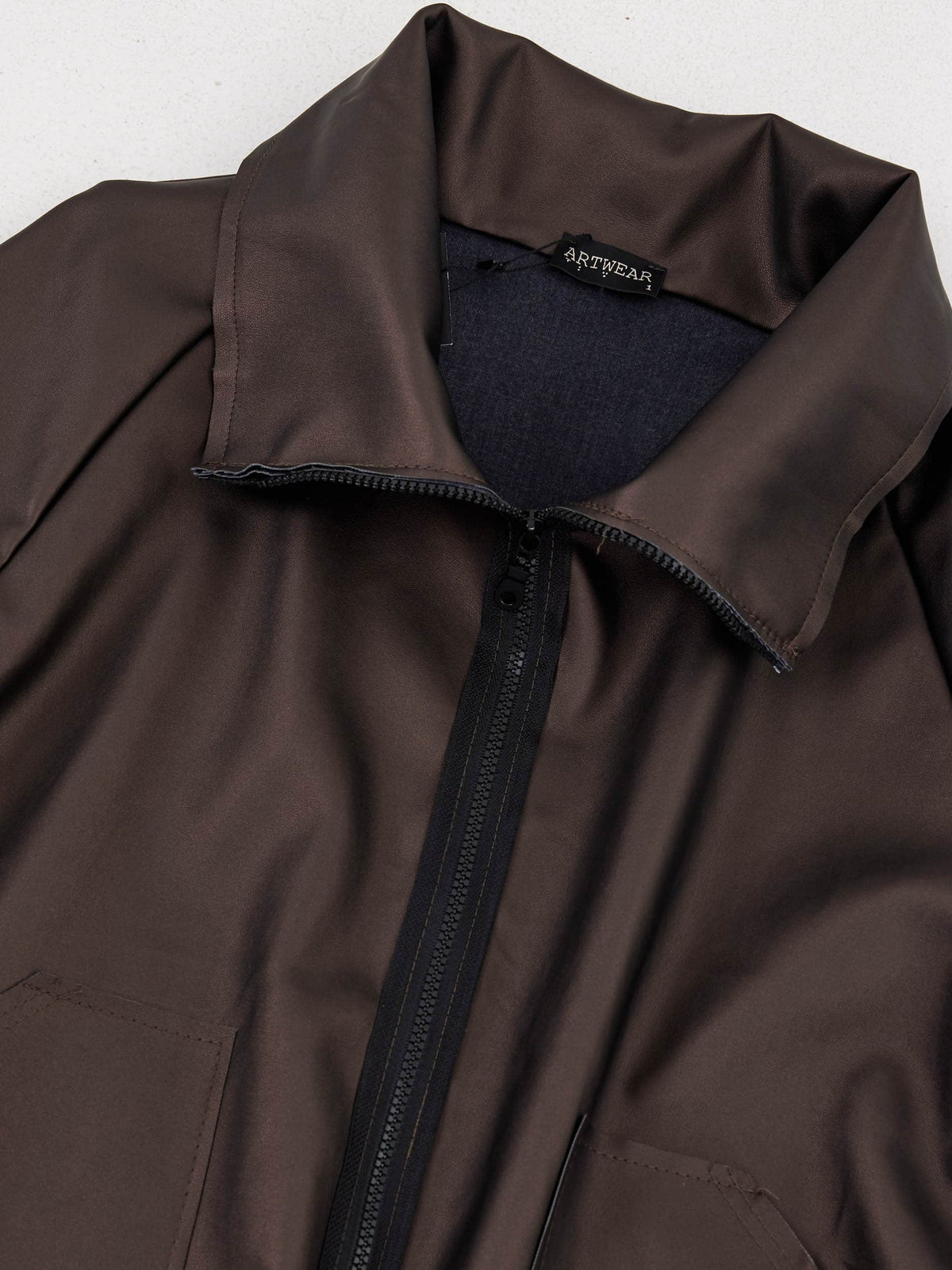 ז'קט חום שוקולד image 2